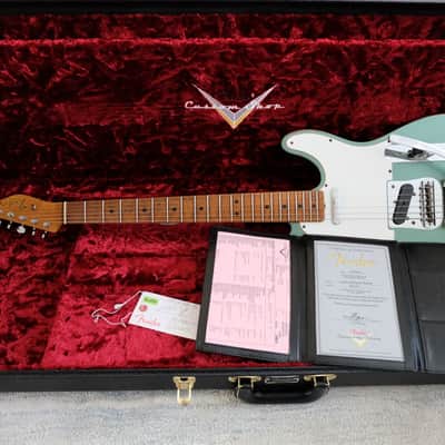 Fender Custom Shop 1969 Roasted Telecaster Limited-Edition Relic - Faded Aged Sherwood Green Metallic image 1