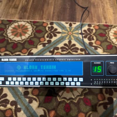 Klark Teknik DN3600 Programmable Graphic Equaliser 1980s - Silver image 2