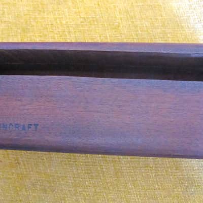 Vaughncraft W4.5 10" Large Mahogany Wood Block - Vintage image 2