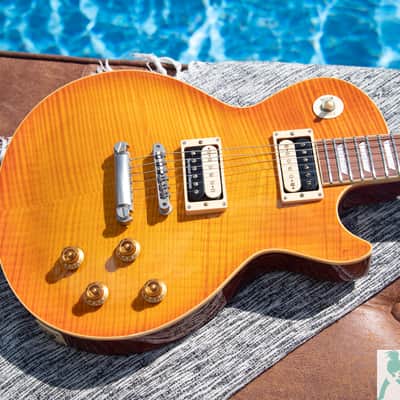 1990's Edwards (by Navigator) Limited Model '59 Les Paul Style - Single Cut with Rare Open Book  Headstock w USA Seymour Duncan Pickups - Made in Japan - Pro Set Up w Perfect Frets/Action/Intonation image 7
