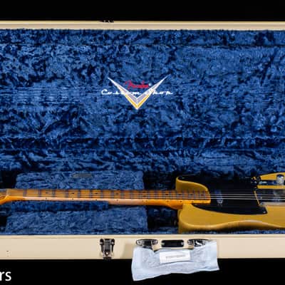 Fender Custom Shop 1950 Double Esquire Relic Aged Nocaster Blonde (414) image 7