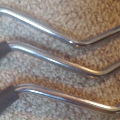 Pearl SET OF 3 Original FLOOR TOM LEG Japan VINTAGE 70s 80s  Maple Wood Fiberglass NOT COPIES image 16