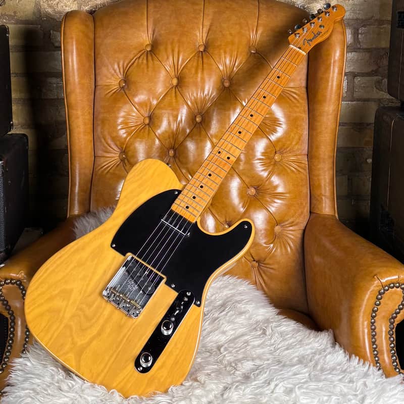 1996 Fender AVRI ‘52 Telecaster Butterscotch Blonde American Vintage 1952 Reissue 50th Anniversary Electric Guitar W/ Original Case & Paperwork!