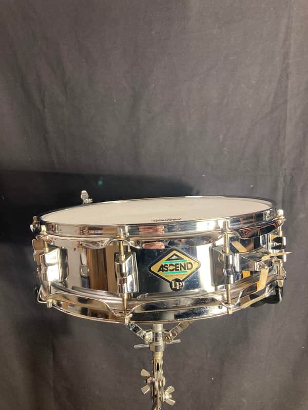 Ascend (by LP / Latin Percussion) - 3.5x14" Metal 8-lug Piccolo Snare Drum 1990's - Chrome image 1