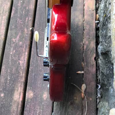 1973 Fender Mustang Competition Candy Apple Red image 5