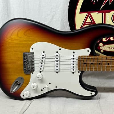 22 Black Guitars S-style Guitar - 3-Color Sunburst image 2