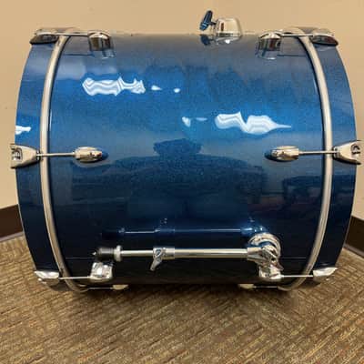 Pearl EXX Export Bass Kick Drum Electric Blue Sparkle 22" image 6