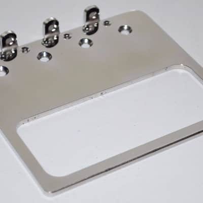 GPG USA Custom P-90 Stainless Steel Bridge Plate For Fender Tele Telecaster P90 image 1