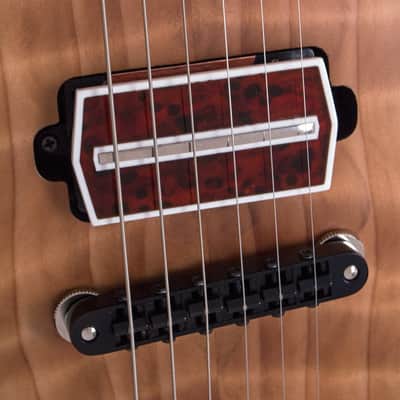 Forshage Orion Custom Solid Spanish Cedar w/Charlie Christian PU's by Pete Biltoft image 6