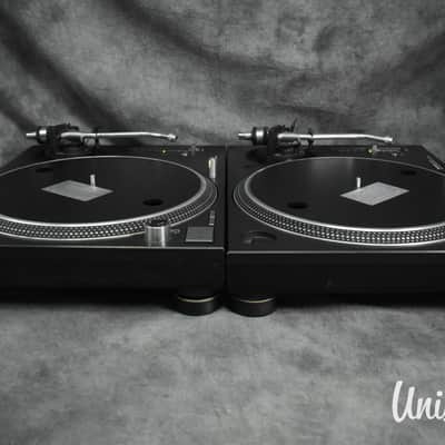 Technics SL-1200 MK5 Black pair Direct Drive DJ Turntable in very good Condition image 11