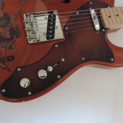 JEFF BECK TELECASTER HAND ENGRAVED TRIBUTE THINLINE TELE BY DDCC USA CUSTOMS SEMI HOLLOW BODY ONE OF A KIND CUSTOM GUITAR image 3