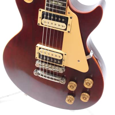 1976 Gibson Les Paul Deluxe Standard conversion wine red image 3