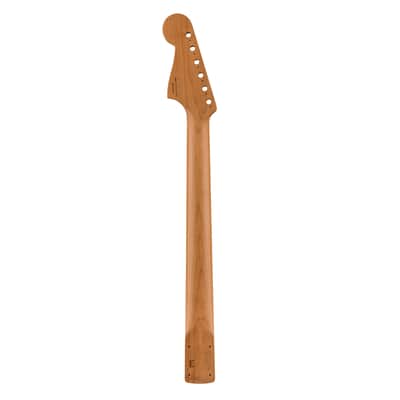Fender Roasted Jazzmaster Neck, Block Inlays, 22 Medium Jumbo Frets, 9.5" Radius, Pau Ferro, Modern C Shape image 2