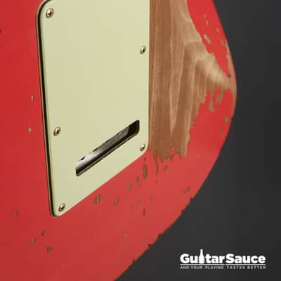 Fender Custom Shop 63 Stratocaster Landau Fiesta Red Over Sunburst 2024 (Cod. 1498UG) image 14