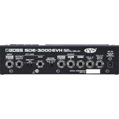Boss SDE-3000EVH Dual Digital Delay Guitar Effect Pedal image 3