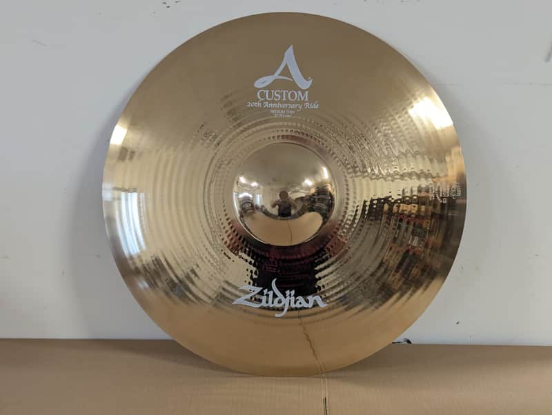 Zildjian 21" A Custom 20th Anniversary Ride Cymbal 2011 - Present - Brilliant image 1