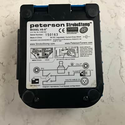 Peterson VS-S StroboStomp Pedal Tuner 2000s - Blue image 3