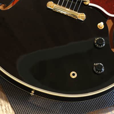 2022 Gibson Custom Shop '59 ES-355 Reissue Semi-Hollow Electric Guitar Ebony + COA OHSC image 5