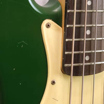 Luthier Made Jazz Bass 2023 - Aged British Racing Green image 6