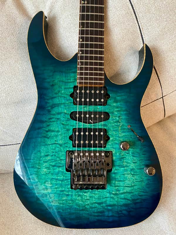 Ibanez RG1880-BBS J. Custom 1999 - 2000 - Black Blue Sunburst image 1