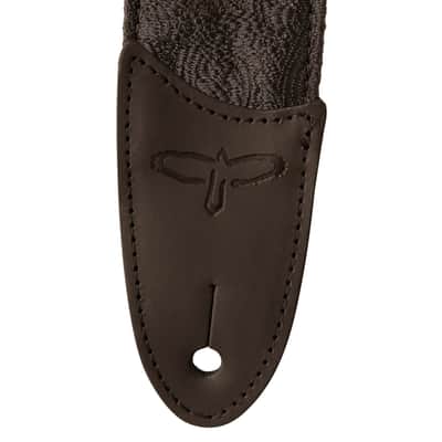 Paul Reed Smith PRS 2" Paisley Guitar Strap - Black image 3