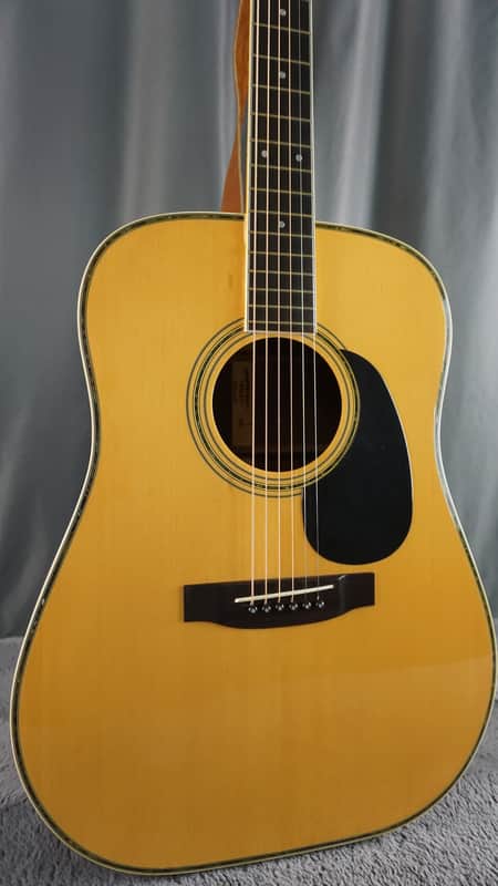 Yamaki 130 Acoustic D-28 Style Japan w/ Hard Case image 1