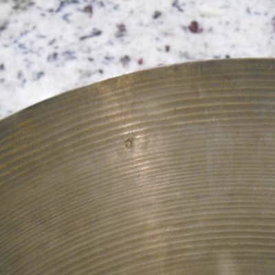 13" Vintage 30s First/Second Stamp Avedis Zildjian HiHat Hi Hat Cymbal 545g image 5