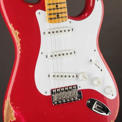 Fender Custom Shop LTD 70th Anniversary Fat '54 Stratocaster Dakota Red/Relic image 3