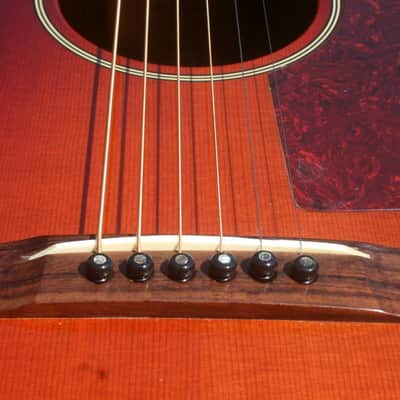 1997 Alvarez Yairi  "Gibson LG-3 style" G-1F Acoustic Guitar Sunburst+Original Hard Case image 14