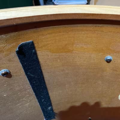 RARE Vintage Noble & Cooley Star Series 22 x 18" Bass Drum in Honey Amber Gloss image 17
