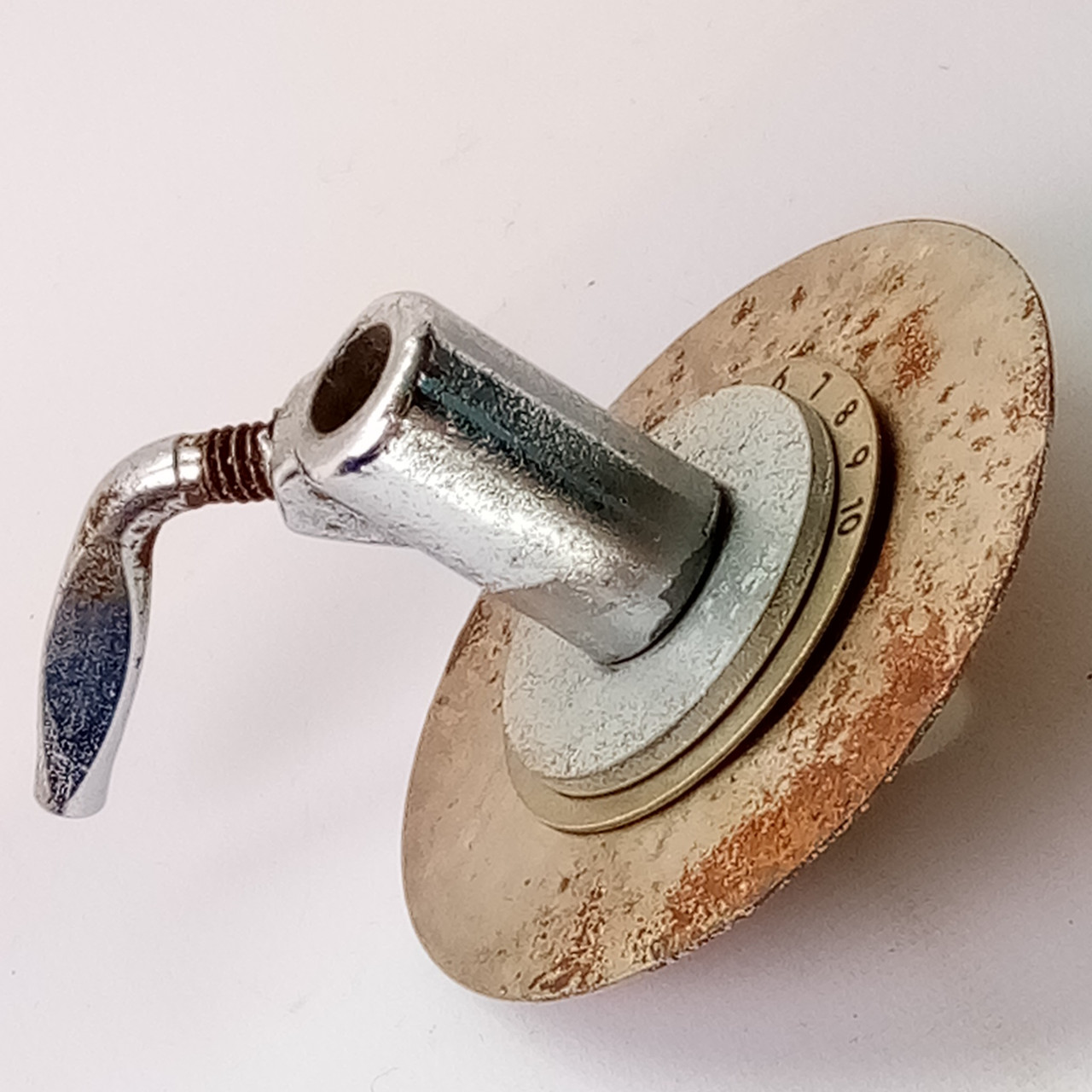 MIJ Bass Drum Disappearing Spur/Leg/Straight Cymbal Arm Mount Holder Bracket 60s — main photograph
