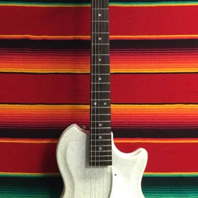 Supro 1572SW Belmont Single Pickup Americana Series Electric Guitar Sparkle White - 1572SW Belmont Single Pickup Americana Series Electric Guitar / Brand New image 3
