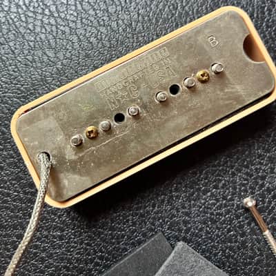 Mojotone Quiet Coil P90 Bridge Pickup - Cream image 2