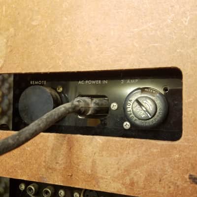 Teac A-4010S 4-head R2R Auto-Reverse 2-track 1/4" 7" reel to reel recorder tape deck player 1970s A4010S - stained wood and stainless steel image 13