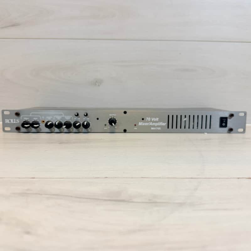 Rolls MA1705 70V Mixer Amplifier – 70W Rackmount Commercial Paging / Installed Audio Amp 2000's image 1