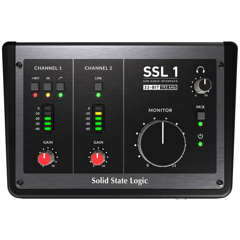Solid State Logic SSL 1 2-in/2-out USB-C Audio Interface image 1