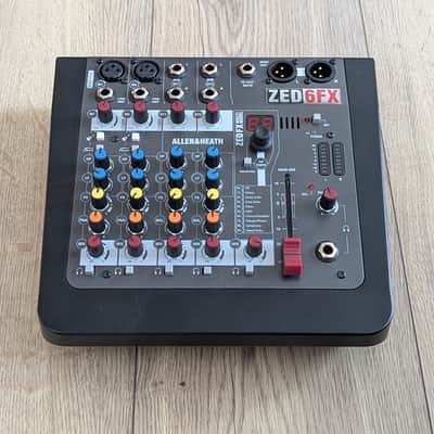 Allen & Heath ZED-6FX Compact 6-Input Mixer with Effects 2019 Black image 2