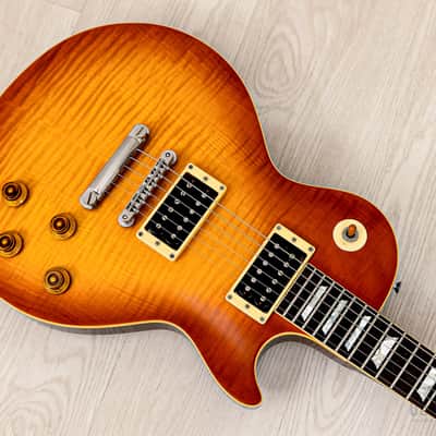 1991 Burny RLG '59 Model Standard Flame Top w/ 50s-Style Neck & VH-1 PAFS, Japan Fernandes image 8