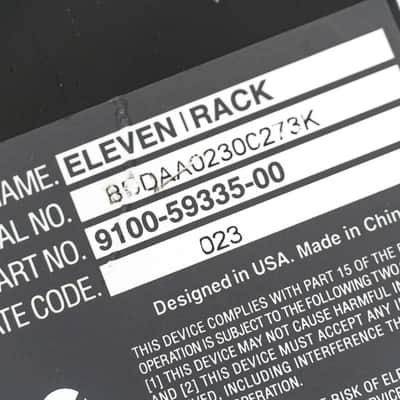 Digidesign Eleven Rack Multi-FX Guitar Processor & Audio | Reverb