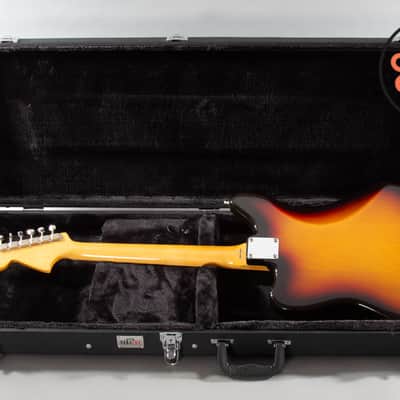 2013 Fender Japan MIJ JG66 ’62 Reissue Jaguar 3-Tone Sunburst w/ Hard-Shell Case image 5