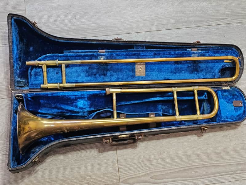 1952 Bach New York Stradivarius Model 12 Trombone w/ Photo of Factory Ledger image 1