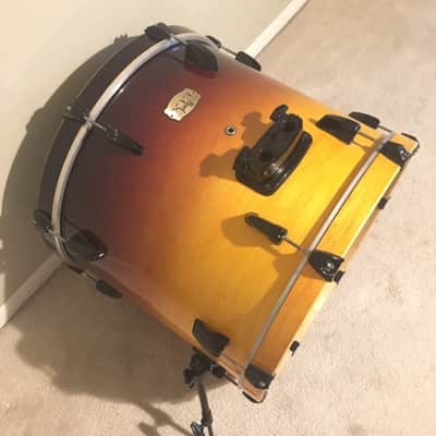 Pearl ELX 5-piece drum set in Amber fade w/ black hardware image 11