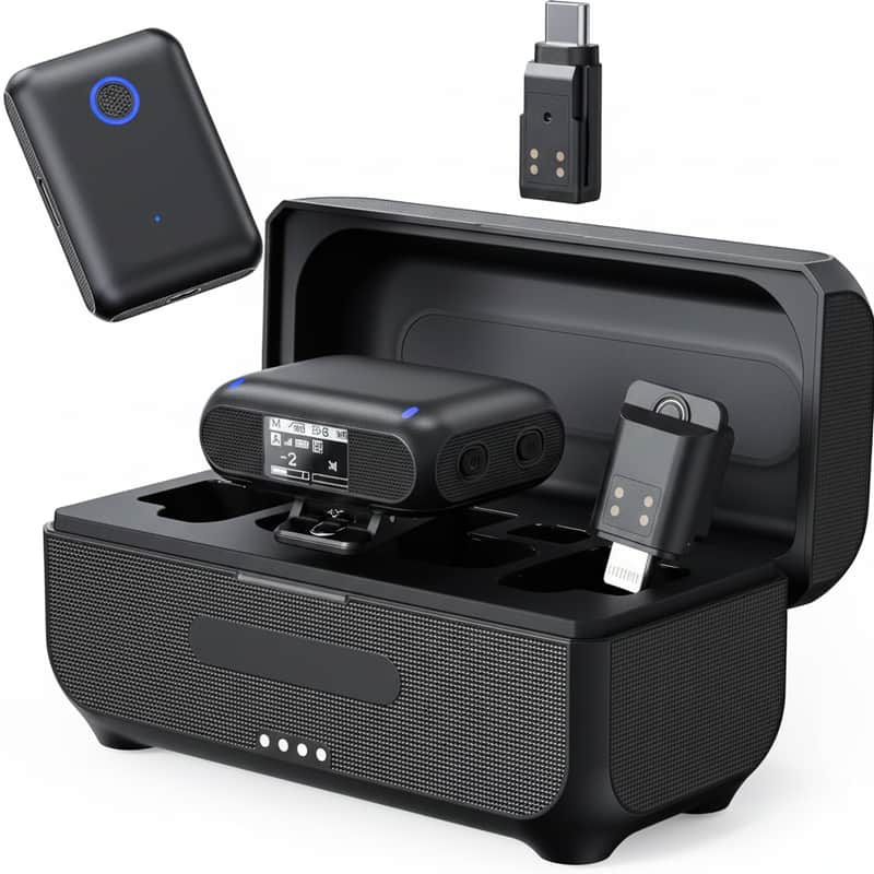 Unbranded Wireless Lavalier Microphone for iPhone Android Type...