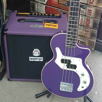 Orange O Bass - Glenn Hughes Signature Edition - in Purple w/ Gig Bag image 6