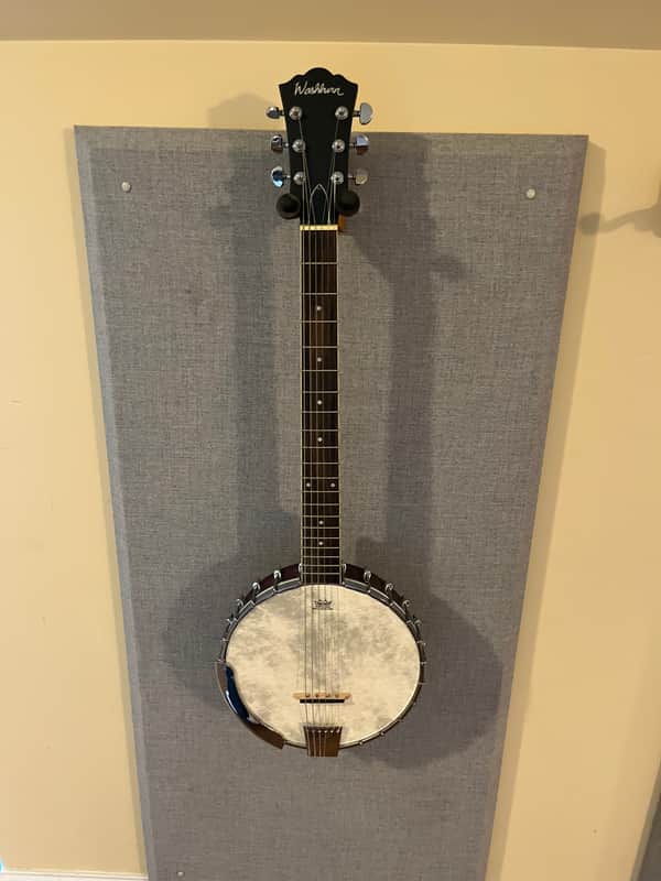 Washburn B6 Americana Series Open-Back 6-String Banjo 2010s - Natural Mahogany image 1