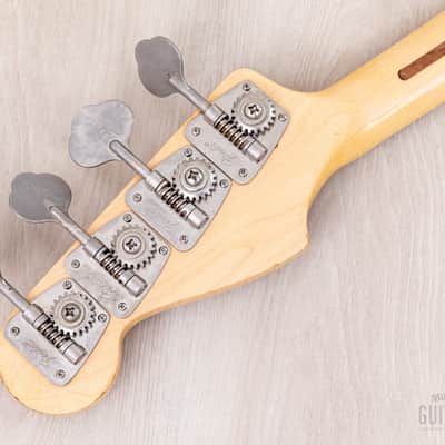 1973 Fender Precision Bass Sunburst Vintage Bass, Lightweight w/ "A" 1 1/2" Nut & Case image 5