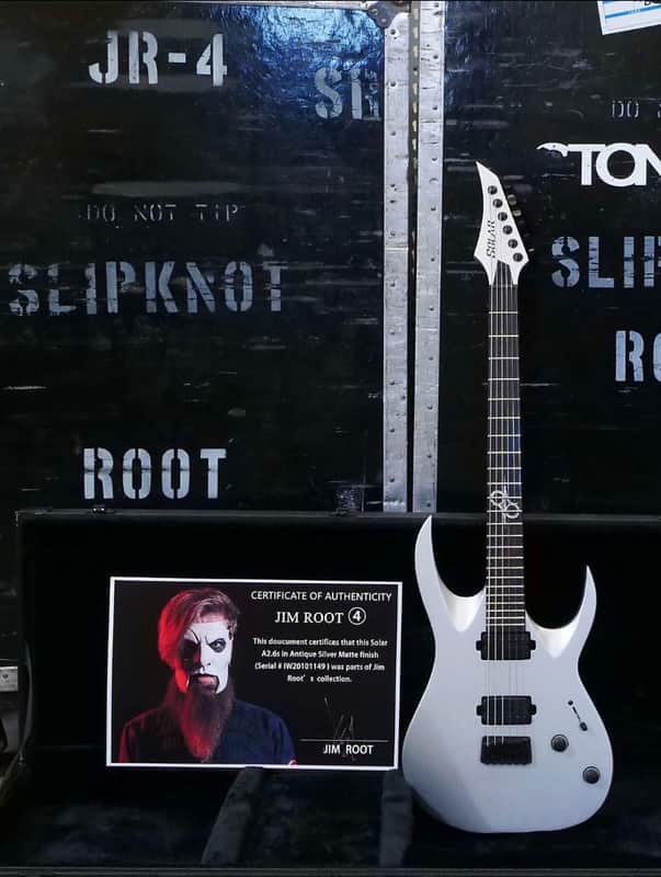 Jim Root Collection Solar A2.6s Antique Silver Matte image 1