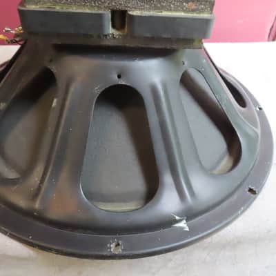 FENDER 1968 SPECIAL DESIGN 15" ALNICO SPEAKER CTS BLUE LABEL SHOWMAN BASSMAN ORIGINAL! #1 image 4