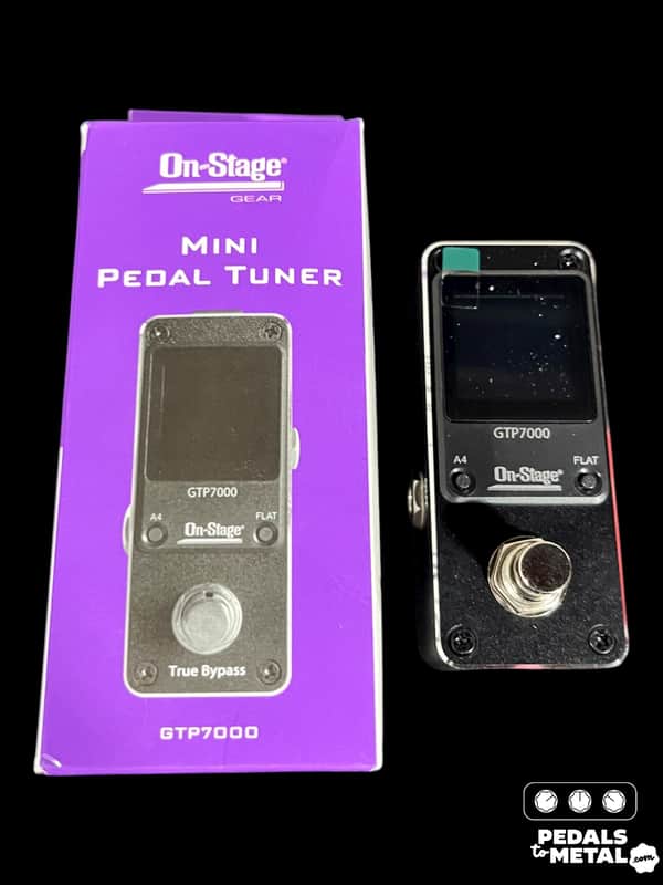On-Stage GTP7000 Mini Chromatic Tuning Pedal 2010s - Black X9510 image 1