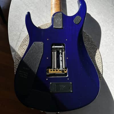 Ernie Ball Music Man JP15 - INSANE Blueberry Quilt image 13